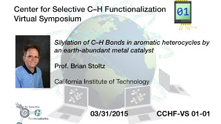 CCHF VS 11  Prof Stoltz Silylation of C–H bonds in aromatic heterocycles [upl. by Novy]