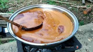 MAKING BLACKSTRAP MOLASSES AT HOME  step by step process [upl. by Jentoft]