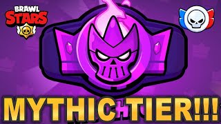 REACHING THE MYTHIC TEAR IN RANKED MODE BRAWLSTARS [upl. by Lowson]