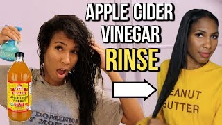 THE TRUTH ABOUT APPLE CIDER VINEGAR FOR HAIR AND RELAXED HAIR [upl. by Asilec]