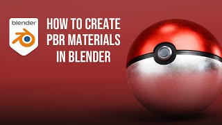 PBR Materials in Blender  Quick Tutorial [upl. by Itaws]