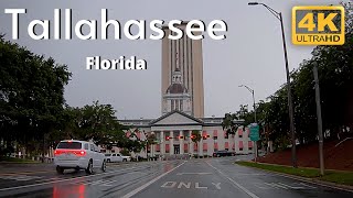 Tallahassee Florida FL 4k Downtown Tour Video [upl. by Rauscher349]