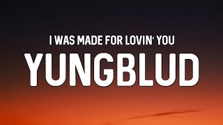 YUNGBLUD  I Was Made For Lovin’ You from The Fall Guy Lyrics [upl. by Ymor743]