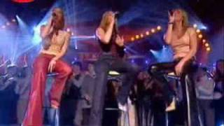 20010209  Atomic Kitten  Whole Again Live  TOTP [upl. by Ardnauqal]