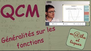 QCM  Généralités sur les fonctions  Seconde [upl. by Neeroc]