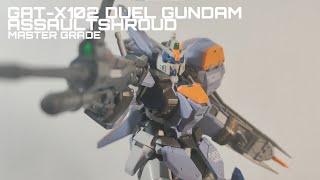 รีวิว MG 1100 GATX102 Duel Gundam Assault Shroud  Action base1  Time to Gunpla ep3 [upl. by Neelak]