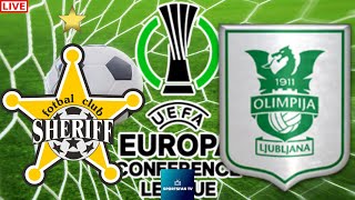 Sheriff Tiraspol vs NK OLIMPIJA BELGRADE UEFA Europa Conference League Soccer Live Game Cast amp Chat [upl. by Nywnorb]