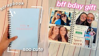 making my best friends BDAY GIFT  Huge scrapbook [upl. by Lethia]