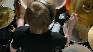 Tornado Of Souls Megadeth Drum Cover Overhead Shot [upl. by Bunni504]