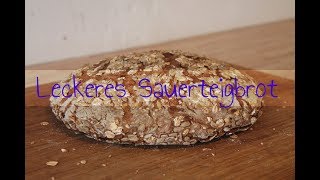 Frisches Roggenbrot mit Sauerteig backen  von AZ  mit himmlischer Kruste [upl. by Artina582]