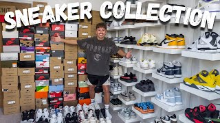 MY ENTIRE SNEAKER COLLECTION 100 PAIRS [upl. by Ocirled]