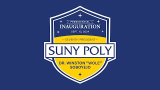 SUNY Poly Presidential Inauguration Dr Winston quotWolequot Soboyejo [upl. by Anits]