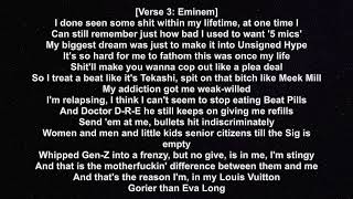 Eminem  Parables Remix Verse Lyrics [upl. by Nets]