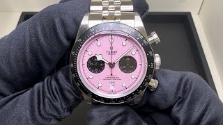 Tudor Black Bay Chronograph  Pink Dial [upl. by Hilliard]