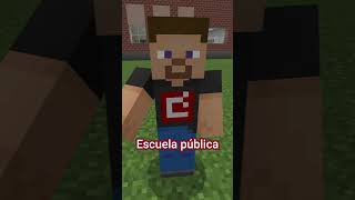 Si Hubiera una ESCUELA DE MOBS en MINECRAFT shorts minecraftshorts [upl. by Atnoed]