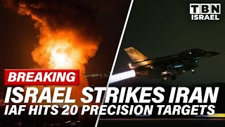 BREAKING Israel ATTACKS Iran 100 Aircraft STRIKE 20 TARGETS Overnight  TBN Israel [upl. by Oleic]