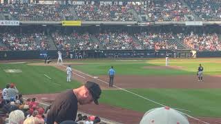 Mike Trouts only atbat in first game back with Salt Lake Bees [upl. by Almallah]