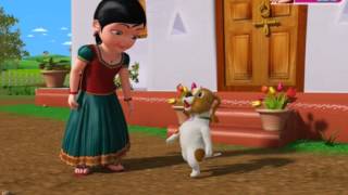 Nayi Mari Nayi Mari  Kannada Rhymes Chinnu 3D Animated [upl. by Ahsita]