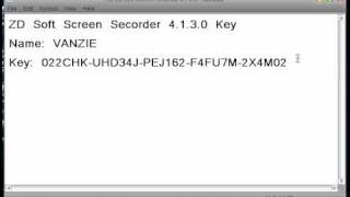 ZD Soft Screen Recorder 4130 key [upl. by Akkahs482]