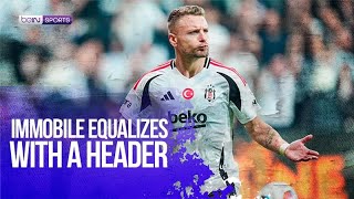 Ciro Immobile equalizes it for Besiktas  SüperLig  beIN SPORTS USA [upl. by Cindee]