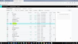Business Central webklient  Sådan tilpasser du din kontoplan [upl. by Norvun]