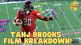 Film Breakdown Texas Tech Star Running Back Tahj Brooks [upl. by Eleanore827]