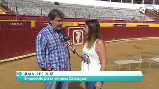 Una tormenta sorprende en las vaquillas de Calatayud [upl. by Shayla]