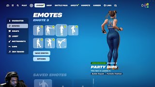 CHUN LI Skin Does Party Hips Emote [upl. by Nole832]