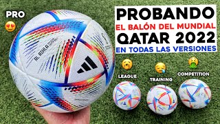 Este es EL MEJOR BALÓN que he usado…  AL RIHLA QATAR 2022 PRUEBA EN CAMPO [upl. by Hametaf]