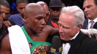 Mayweather Ortiz Post Fight Interview [upl. by Jacki46]