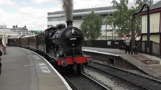 Midland 4F Class 060 No 43924 at Keighley With Vintage Train  8th July 2018 [upl. by September]