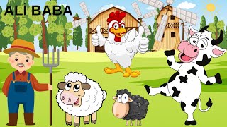 Ali Baba’nın Çiftliği Şarkısı 🐣🐄🐏🐓 Süper Çocuk Şarkıları Bebek Şarkıları [upl. by Barney]