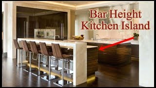 Kitchen Design Basics  Kitchen Island With Bar Top [upl. by Sollows921]