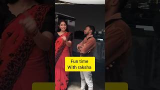 Fun time with raksha shorts ytshorts etovellipoindimanasu serialmaking [upl. by Lehcyar]