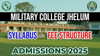 MILITARY COLLEGE JHELUM ADMISSION 8TH 2025 [upl. by Yemerej]