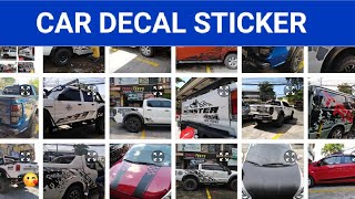 Car Decal Sticker Clients from different Places [upl. by Yssis60]