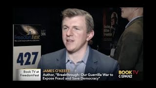 CSPAN interviews James OKeefe about his book quotBreakthroughquot [upl. by Delaine66]