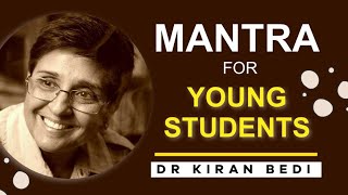 Dr Kiran Bedis 4 Quick Mantras for Young Students [upl. by Casanova]