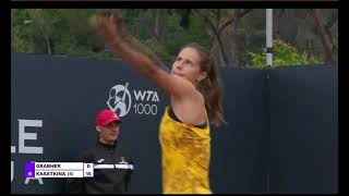 KASATKINA vs GRABHER ROME 14052023 [upl. by Pearlman994]