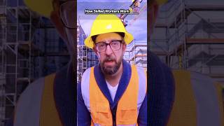 Part 70  How Skilled Workers Work👷💯 job workers work construction viralvideo shorts [upl. by Ahsitruc477]