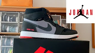 REVIEW JORDAN 1 HIGH GORETEX BLACK INFRARED [upl. by Trebron]