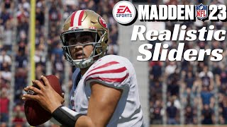 MADDEN 23 Realistic Sliders Release EA Reached Out [upl. by Rickard581]