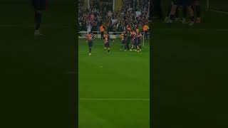 FC Barcelona Celebration After Goal fcbarcelona gavi lamineyamal laliga shorts barcalona [upl. by Nosreg897]