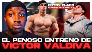 EL LAMENTABLE ENTRENO DE PECTORAL DE VICTOR VALDIVIA [upl. by Narrad844]