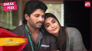 Allu Arjun amp Pooja Hedges cute chemistry  Ala Vaikuntapuramulo  Telugu  Full Movie on SUN NXT [upl. by Ytsihc488]