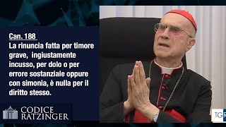 Altro motivo di nullità Bertone svela BXVI gli annunciò dimissioni a un mese dallattentato [upl. by Aerdnod]