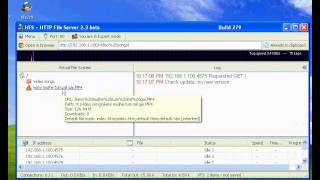 HFS HTTP base file sharing server Basic Guide Part13 [upl. by Yenolem]