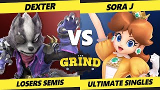 The Grind 282 LOSERS SEMIS  Dexter Wolf Vs SoraJ Daisy Smash Ultimate  SSBU [upl. by Gilly]