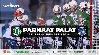 Bandyliiga 832024 4 välierä Akilles  JPS kooste [upl. by Roana]