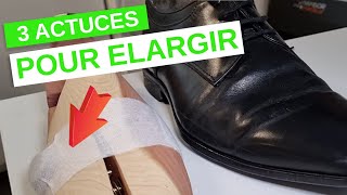 Chaussures serrées  3 astuces pour les élargir [upl. by Ahcatan]